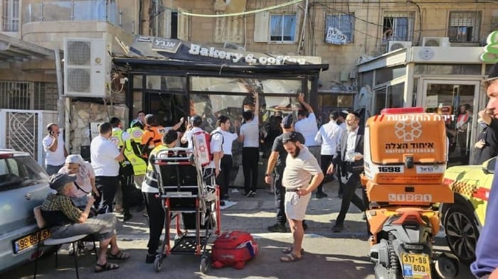 Scene of the collapse