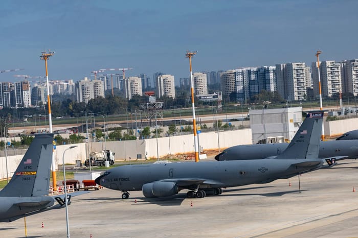 US refuelers at Ben Gurion