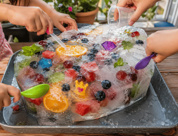 The fun ice activity for children