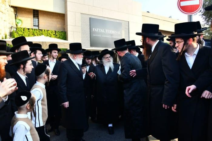 The Rebbe of Klausenburg-Tzanz in Israel