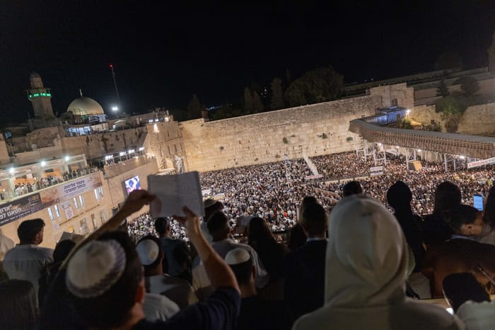 Slichot at the Western Wall