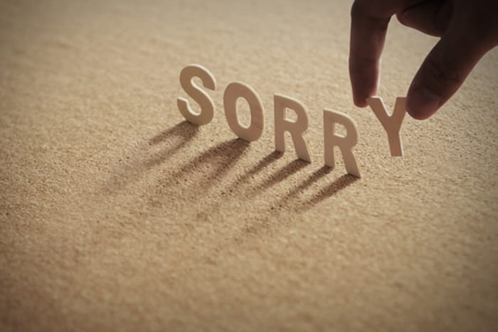 Sorry Is a Useful Word