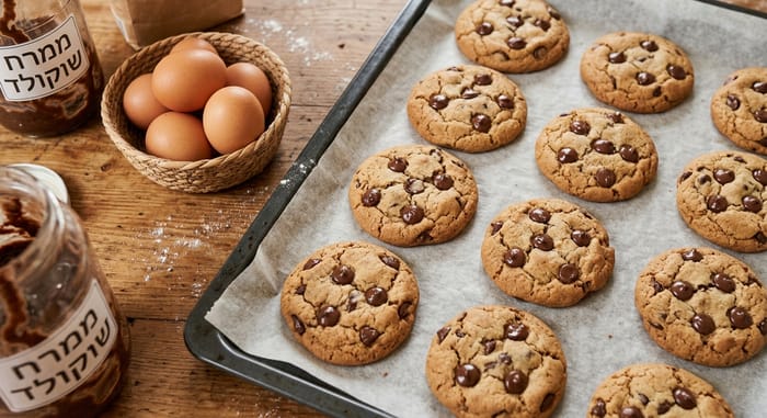 Three-Ingredient Chocolate Chip Cookies