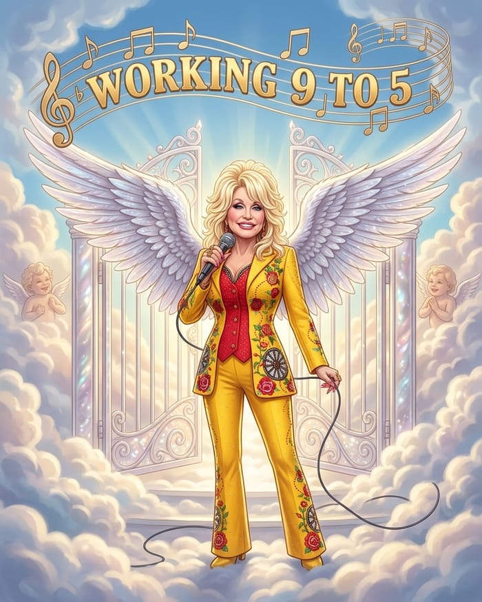 Dolly Parton at the Gates of Heaven