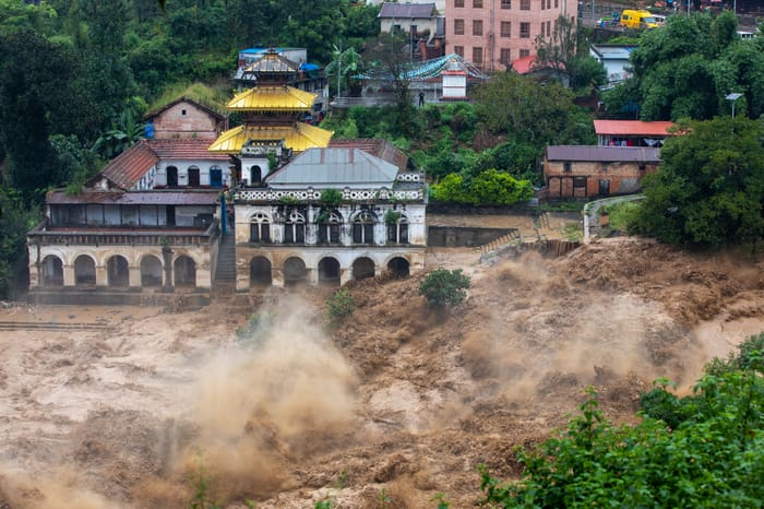 Flash floods in Nepal
