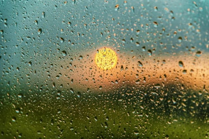 Rainy weather in Israel