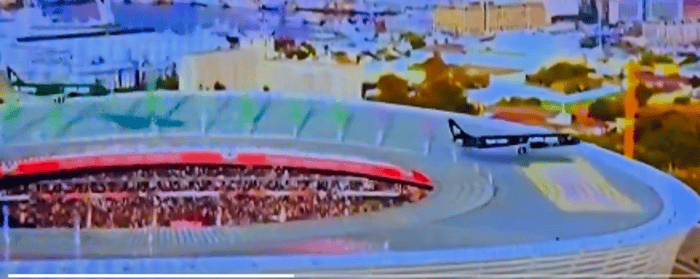 Near collision?