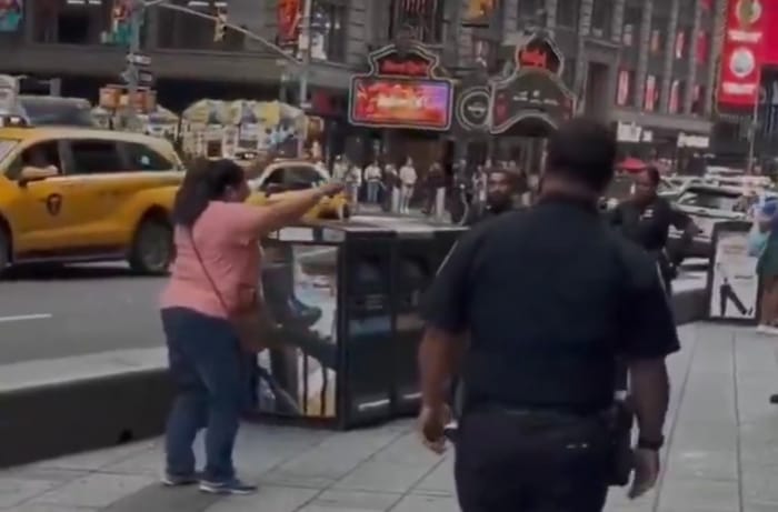 Armed woman 