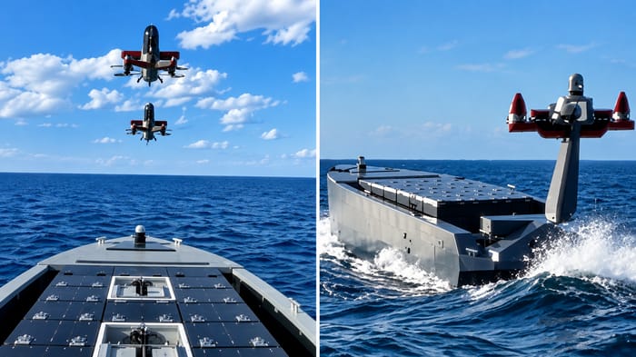Sea-Based Drone Interceptor System