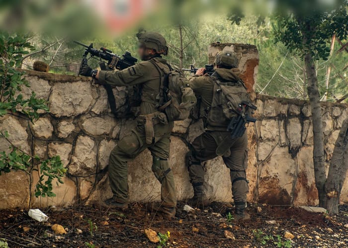 Givati soldiers in Lebanon