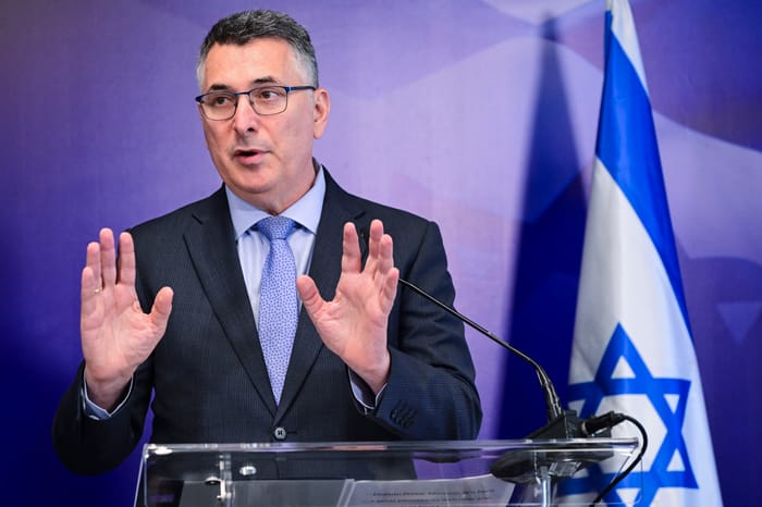 Foreign Minister Gideon Sa'ar 