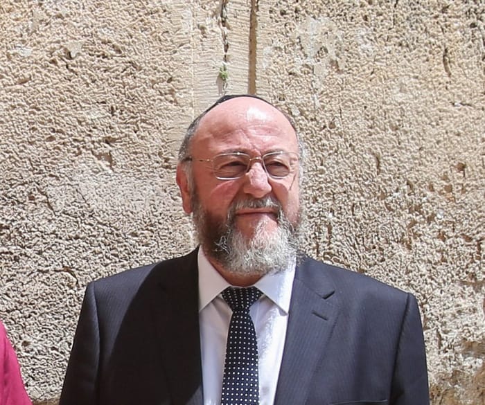 UK Chief Rabbi Ephraim Mirvis 