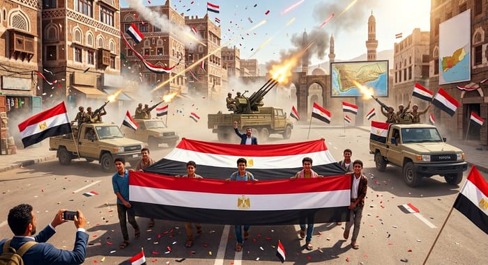 Celebrating in Yemen