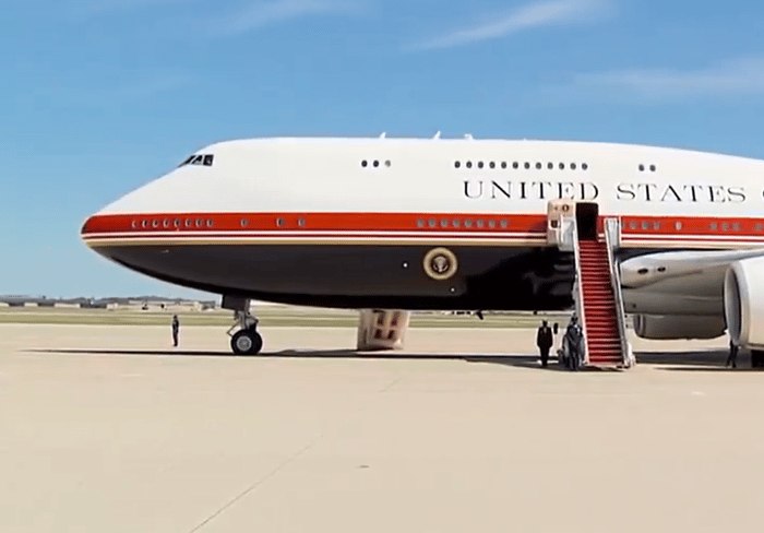 Emergency Slide Deploys on Trump's New Presidential Aircraft Before Departure