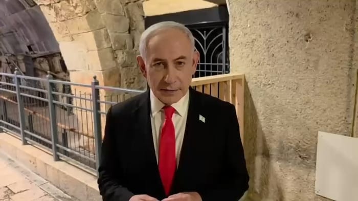 Netanyahu at the Western Wall