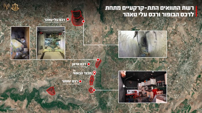Hezbollah tunnels in Lebanon