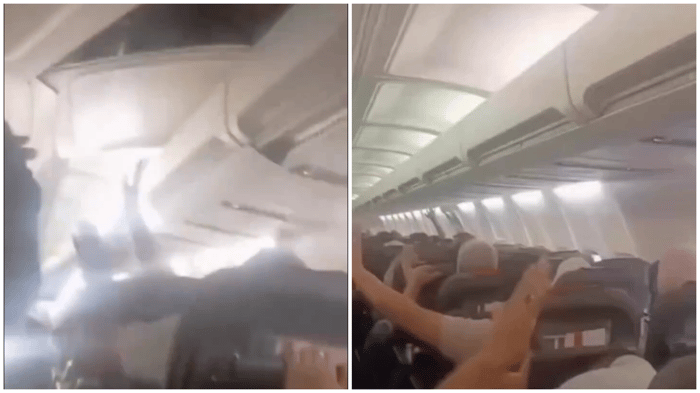 Terror in the skies: The Iranian aircraft began disintegrating in mid-air above passengers
