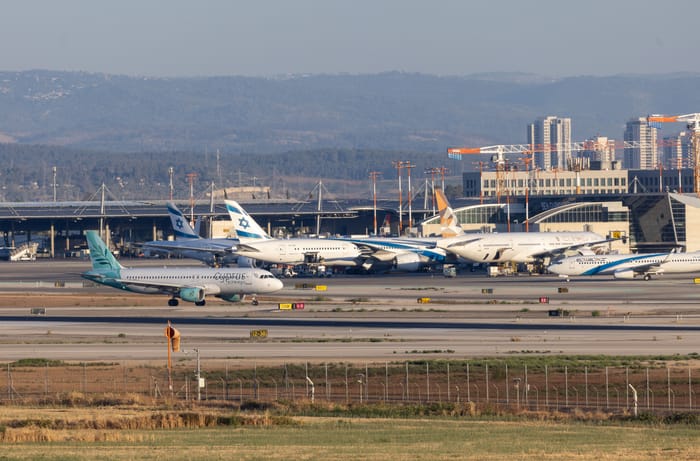 Aircraft at Ben Gurion Airport
