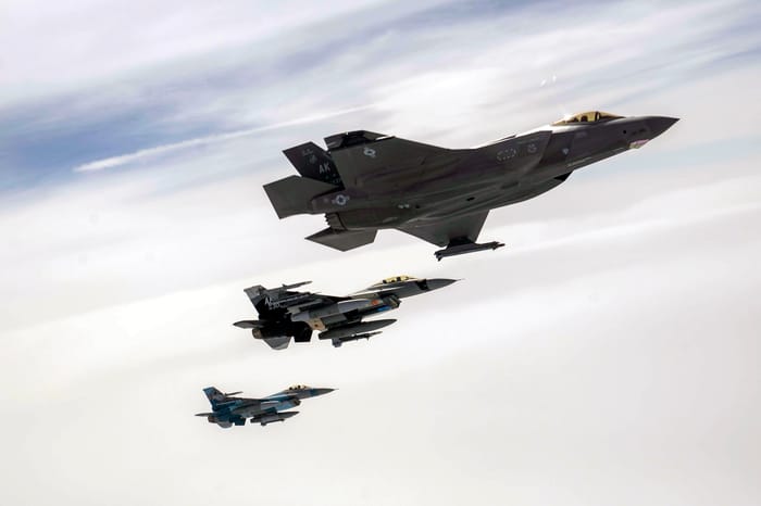 F-35 stealth fighters