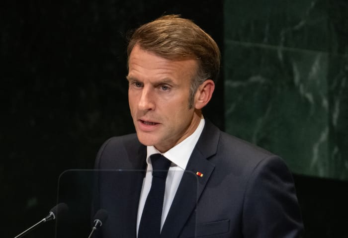 Macron addresses the UN General Assembly