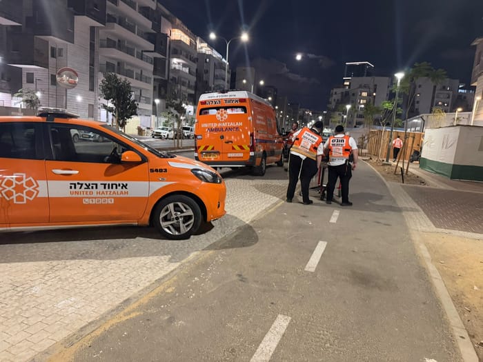 The scene in Bnei Brak
