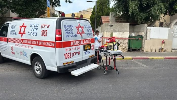 Scene of the incident in Holon