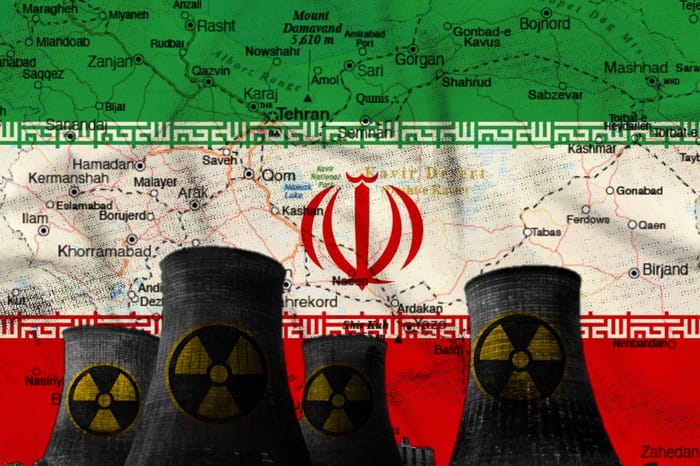 Iranian nuclear facility. Illustration