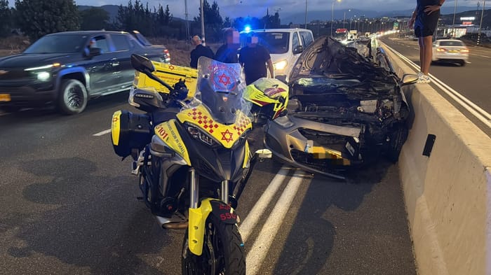 The scene of the fatal accident
Photo: MDA operational documentation