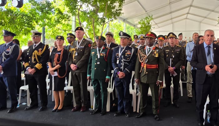 The memorial ceremony