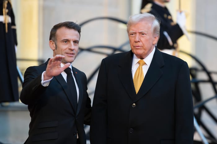 Trump and Macron
