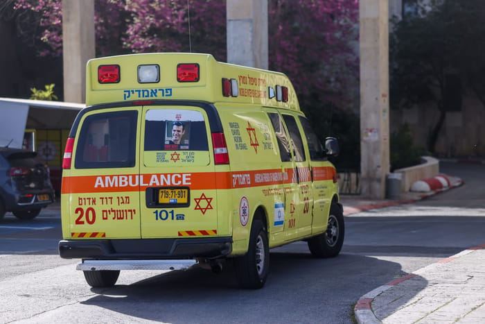 Ambulance. Illustration