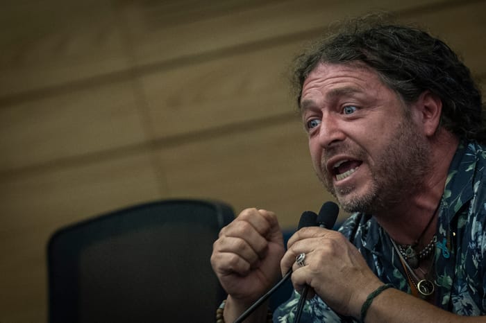 Combat vet suffering from PTSD speaks at the Knesset