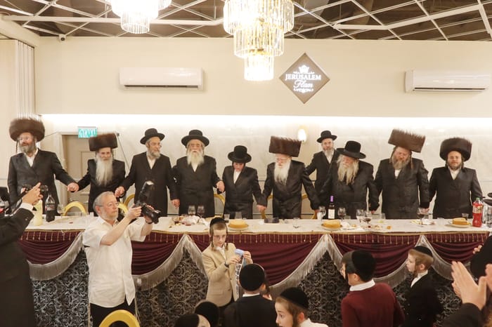 Bar mitzvah celebration in Drohobycz. Photo: A. Shtul