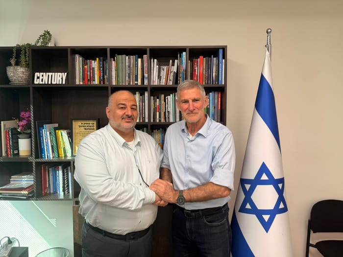 Yair Golan and Mansour Abbas