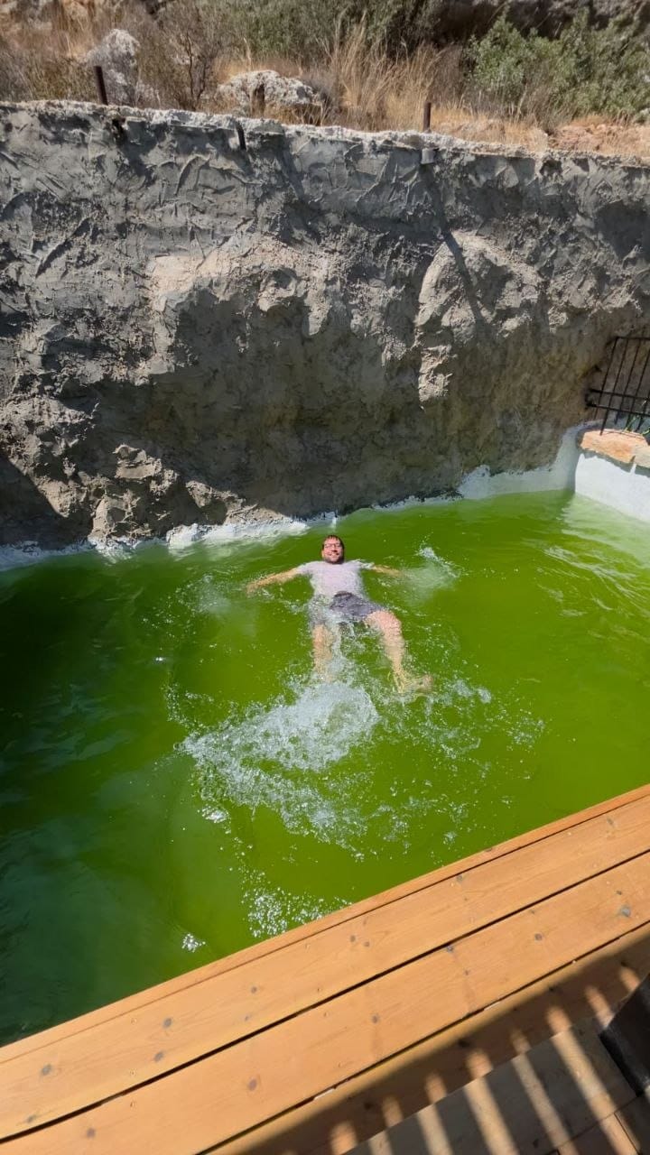 The restored ecological water pool on the Heroes' Promenade