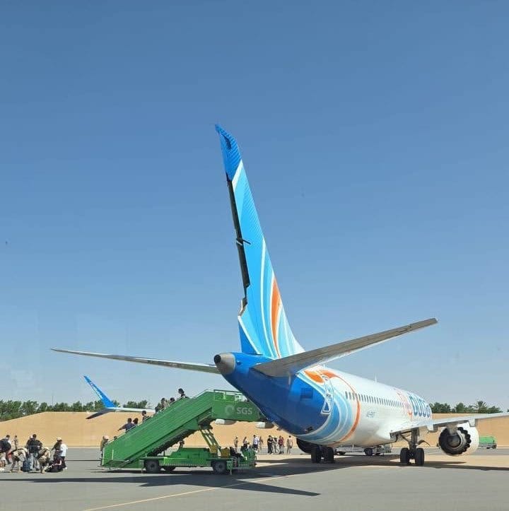 The yoke damaged after the Fly Dubai incident. The yoke is the aircraft's steering control in the air. When pilots move it, it helps turn the nose of the plane left or right and keep it pointed in the direction they want to fly.