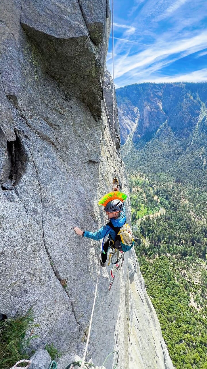 The Evermore family documents their climbs on social media, where the latest feat drew both praise and outrage