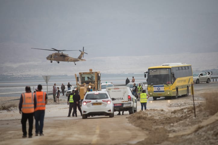 Nahal Tzafit at the time of the disaster