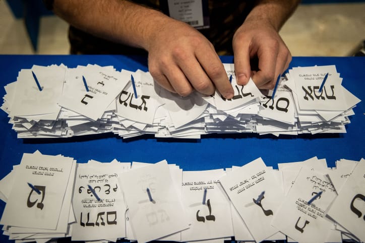 Vote counting. Illustration