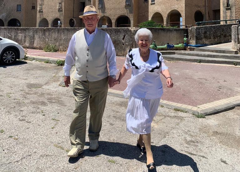 The happy couple
