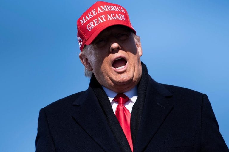 Absent from the debate, Trump