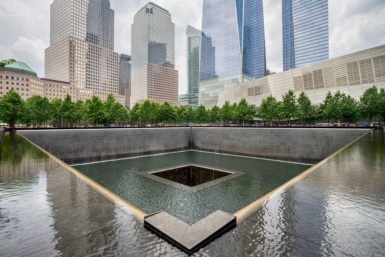 The monument to the fall of the towers