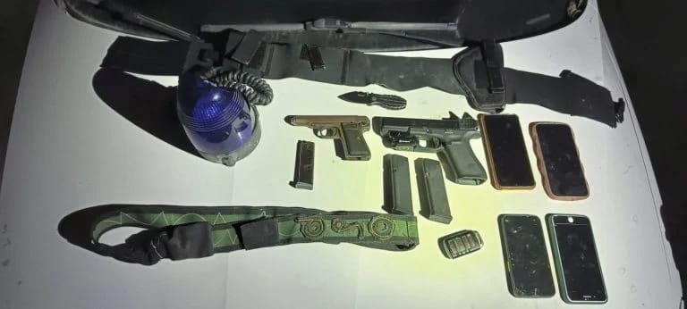 The seized weapon
