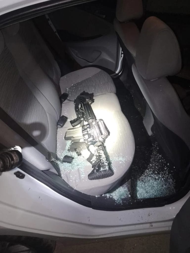 The weapon found on the terrorists 
