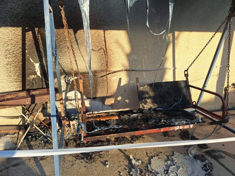 The burned neighborhood swing