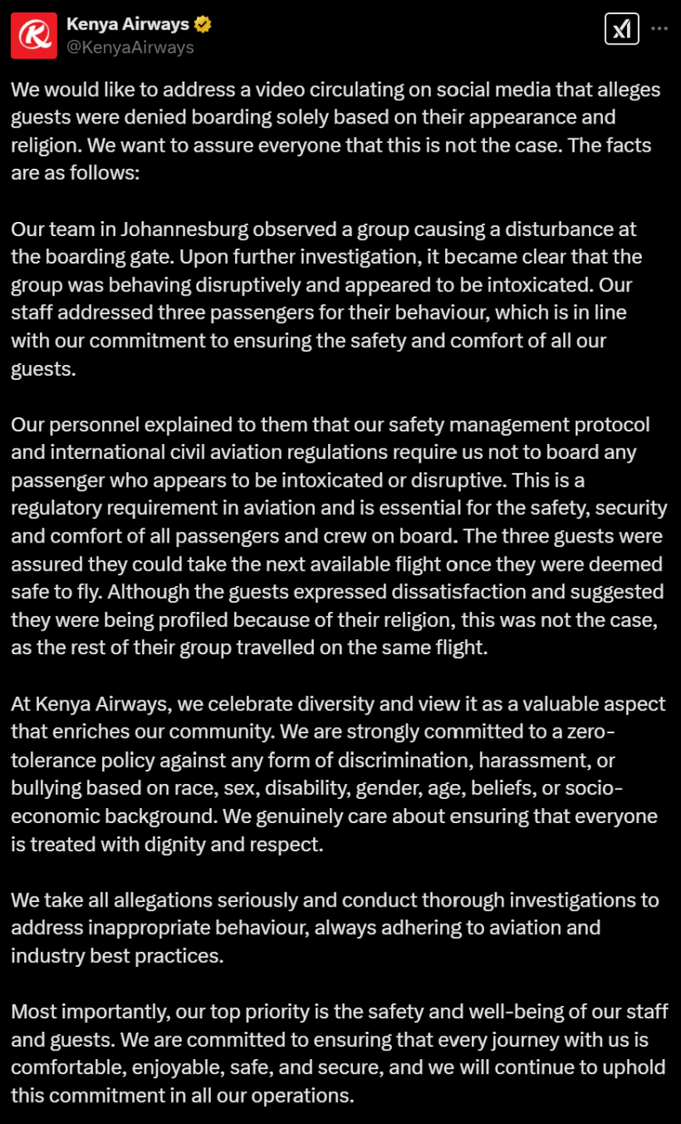 The response from the incident despite the video depicting otherwise