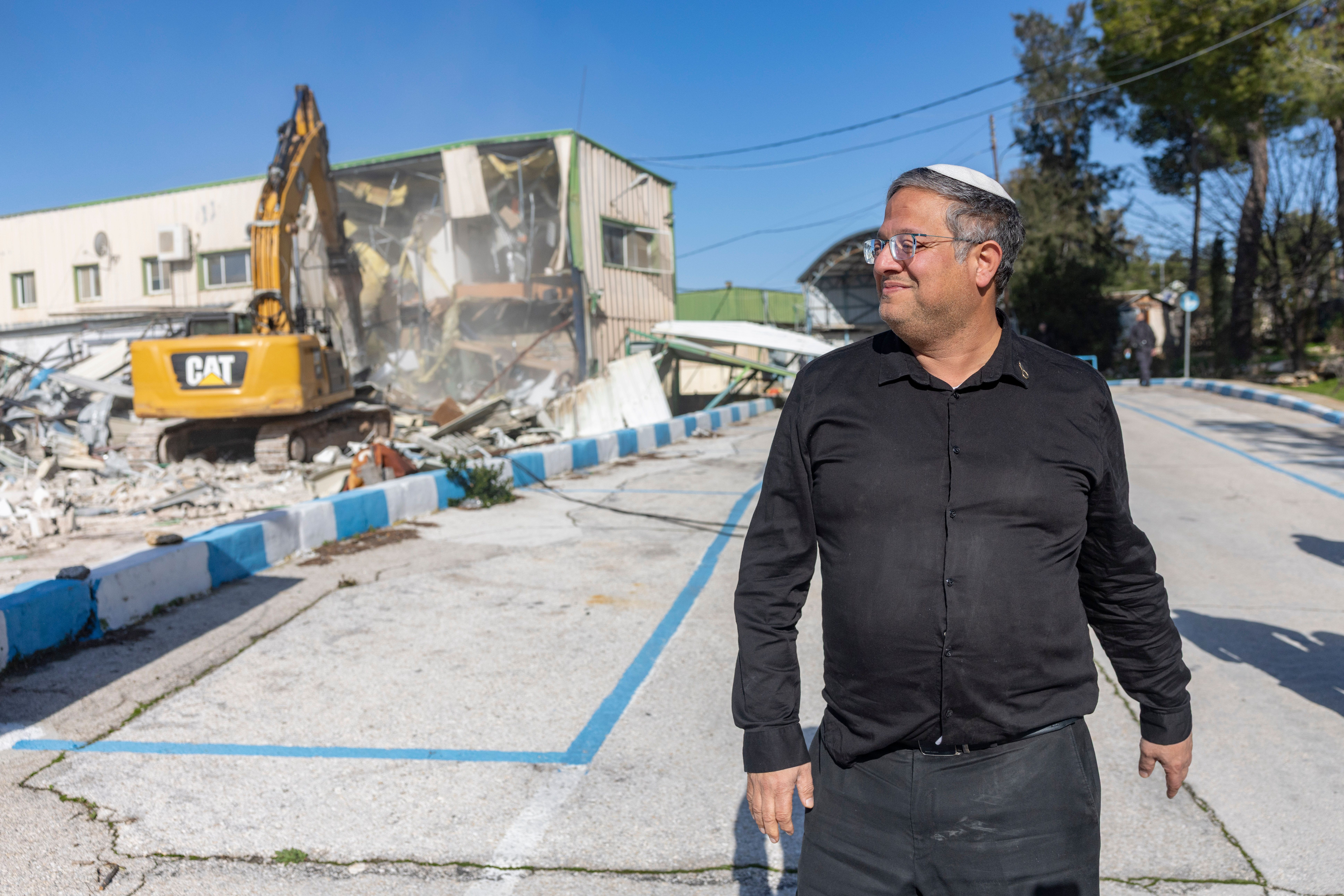Ben Gvir tours the scene, January 20, 2026