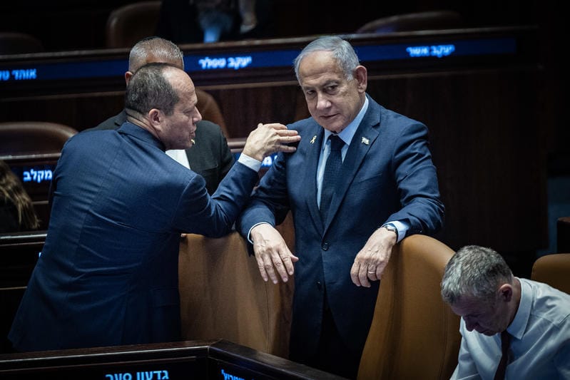 Netanyahu and Barkat