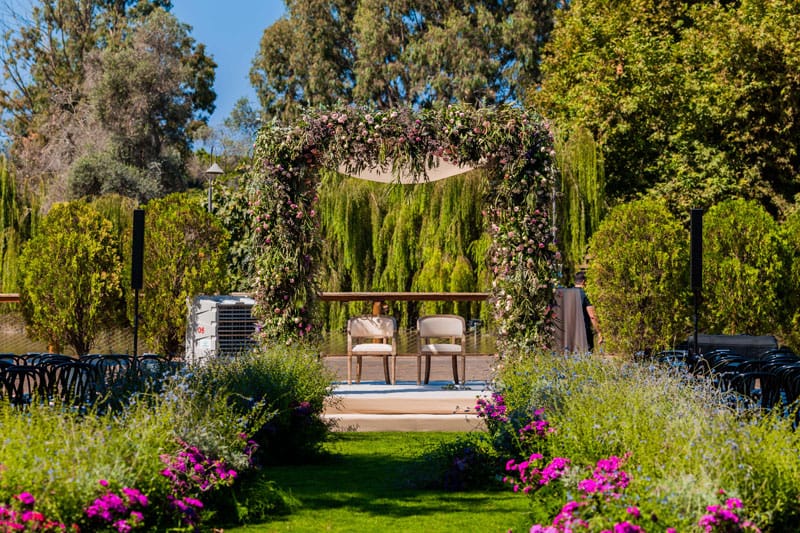 A chuppah at Ronit Farm