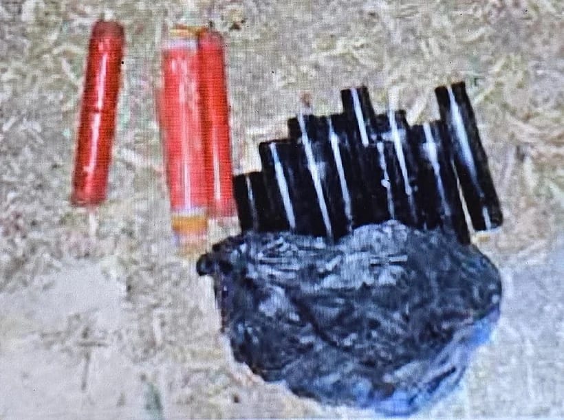 The Items Seized from the Suspect, Intended for Bomb-Making